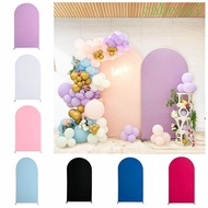 CABEZA Double Sided Arch Backdrop Cover, Solid Color Doubleside Arch Backdrop Stand Cover, Creative 