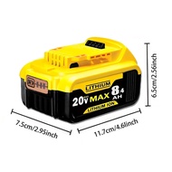 20V Suitable/Lithium Battery Commercial Compatible Hand Drill DeWal18DCB200 Electric DeWalt 8.4AH Po