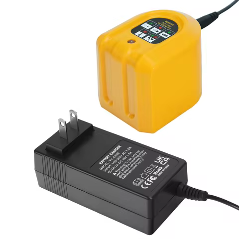 DC9310 Charger Replacement for Dewalt 7.2V 9.6V 12V 14.4V 18V NiCD & NiMH Battery Charger DC9098 DC9