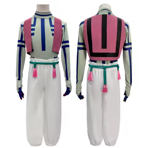 HOLOUN Anime Akaza Hakuji Cosplay Costume Convention Halloween Christmas T-shirt Vest Pants Gloves