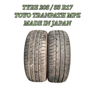 205 / 55 R17 Toyo Tranpath MPZ Tyre  / Tayar / Tire 205 / 55 R17