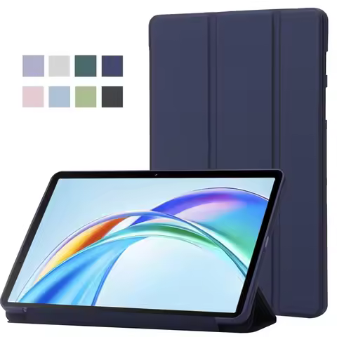 Tablet Case For Honor Pad X7 Case 8.7 inch Trifold PU Leaher Soft TPU Back Stand Tablet Shell For Ho