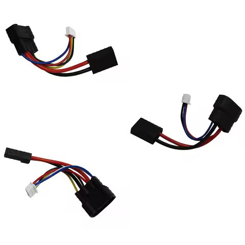 2S/3S/4S TRX ID Connector Converter Lipo Battery Charge Adapter Lipo Charger Cable Wire 16awg 8cm