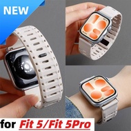 Magnetic Sports Band for Huawei 5 Fit 5Pro Watch 4 Fit3 Breathable High-end Silicone Strap for Huawe