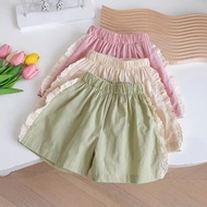 Girls Wear Casual Lace Shorts 2025.11.02