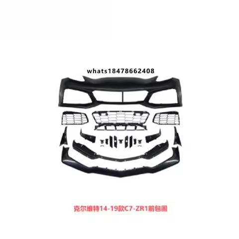 Front Bumper Fits for Corvette Modify Upgrade ZR1 C7 2014-2019 AUTO PARTS Body Auto Parts