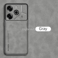 Kết cấu da cừu Ốp da cho TECNO pova 6 Pro Neo 5g 2024 vỏ điện thoại TPU mềm chống sốc bìa cho 6pro 6