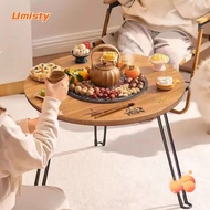 UMISTY 7PCS/Set Stove Set, Premium with Foldable Table Grilling Table Set, Bonfire Party 60CM Removable Multifuctional Outdoor Grill