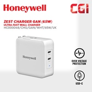 Honeywell Zest Charger GAN 65W Ultra-Fast Charger - HC000048/CHG/GAN/WHT/65W/UK-(White)