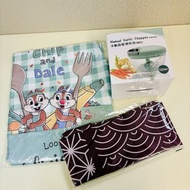 Chip n Dale 圍裙 + 小手挽袋 + 手動蒜蓉機