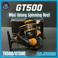 AquaTackle -【RLS022】GT500 / TH500 Fishing Reel Mini 500 Series Mesin Udang Spinning Reel Ultra light
