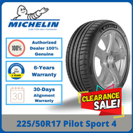 [CLEARANCE] 225/50R17 Michelin Pilot Sport 4 PS4 *Year 2020