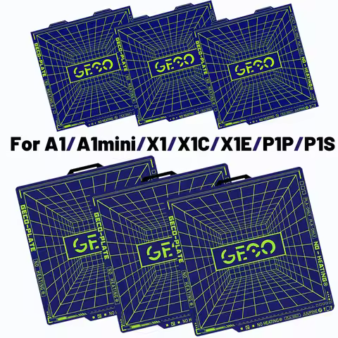 1-3Set GECO Plate For Bambu Lab A1 Mini Build Plate PLA Bed ForBambulab ColdPlate X1C A1 P1S 0 Heati