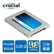 +送Intel McAfee防毒軟體  Micron Crucial BX100 120GB SSD