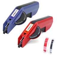 Cidy 1540/1610 Manual Label Printer for 6/9/12mm 3D Embossed Tapes Replacement for Dymo Organizer Xp