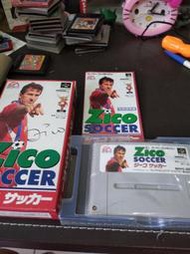 網路小站-特價出清-sfc遊戲盒卡 zico Soccer