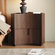 Crescent Retro Medium Designer Storage Cabinet Storage Simple Bedside Table Bedroom Items 2025 Cabin