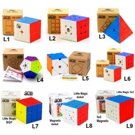 [Ready Stock in M'sia] AM YuXin Little Magic Stickerless 2x2, 3x3, Pyraminx, Megaminx, Skweb,  SQ1, 