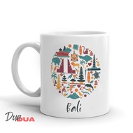 Balinese Culture Souvenir Mug Bali Ethnic Balinesia Mug Bali Indonesia