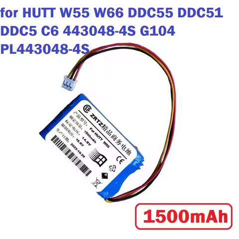 YDLBAT 1500mAh Window Cleaning Robot Battery for HUTT W55 W66 DDC55 DDC51 DDC5 C6 443048-4S G104 PL4