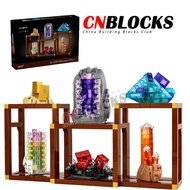 Minerals Ideas 21362 (880 pcs) Amethyst Pyrite Quartz Rhodochrosite Desk Accessory Building Blocks T
