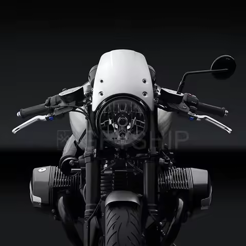 For BMW R NINE T 2014 to 2020 R NINET R9T 17 18 R NINE T Motorcycle Aluminum Windshield Headlight Wi