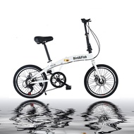 Bird&amp;Fish Shimano gear bicycle 20 inch 7speed Foldable Adult Outdoor Road Folding bike