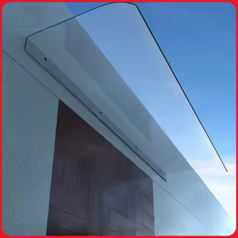 Window Door Wall Canop No Bracket Awning Canopy Outdoor Door Awning Window Awning Canopy for Sun UV 