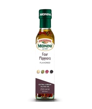 Monini Four Peppers Extra Virgin Olive Oil 250ml. โมนีนี่ โฟร์เปปเปอร์ น้ำมันมะกอก bbf.09/24