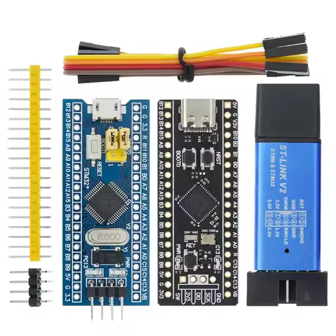 10PCS STM32F103C8T6 ARM Minimum System Development Board Module ST-Link V2 STM8 STM32 Simulator Down