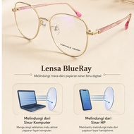 Anti-radiation Glasses. Blueray, Photochromic, Bluechromic Plus Men's Minus/ Full MetalWanita RIm P9