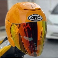 ARC RItz modern yellow helmet