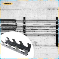 [tdraoylp] Fitness Rack Wall Mount Barbell Holder Adjustable Iron Bracket Organizer for Gym Weights 