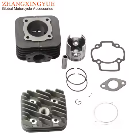 47mm 70cc Racing Cylinder Kit & Head For Piaggio 50 Diesis Fly Free Liberty Nrg Power Dt Sfera Typho