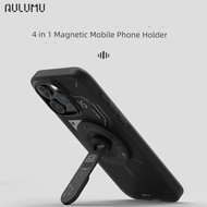 aulumu磁吸指環手機支架適用iphone15Pro Max指扣環MagSafe四合一