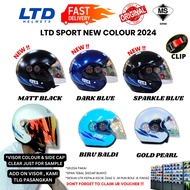 LTD SPORT NEW COLOUR 2024 Helmet (Topi Keledar LTD SPORT BARU) -LTD SPORT Helmet Motorcycle