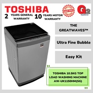 TOSHIBA 10.5KG TOP LOAD AUTOMATIC WASHING MACHINE AW-UK1150HM(SG) - TOSHIBA WARRANTY MALAYSIA