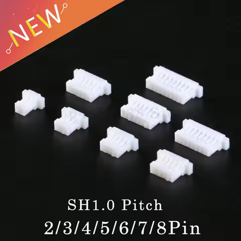 50Pcs JST SH1.0 1.0MM Pitch Connector Housing/Terminals 2P 3P 4P 5P 6P 7P 8P 9P 10P 11P 12Pin Plasti
