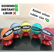 WILSON RUBBER BASKETBALL SIZE 7 || Rubber basketball no. 7 wilson || Outdoor basketball rubber no. 7
