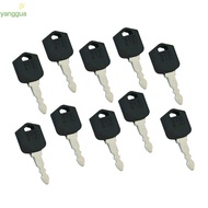 YANGGUA 10Pcs Ignition Keys, Black Metal Forklift Key, Car Assessories Parts Assessories For Car