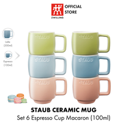 Bộ 6 Cốc sứ STAUB Macaron 100ml/350ml