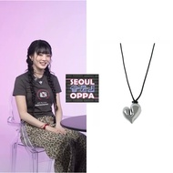 KOREA [ moanother ] Heart String Necklace / GIDLE minnie pick 100% authentic