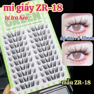 ZR18 Cluster False Eyelashes Length 9-12mm Thin and Light Paper Eyelash Material