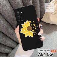Softcase Samsung A54 5G - Rajacase - Samsung A54 5G Case - Flower Case Motif - Samsung A54 5G Case -
