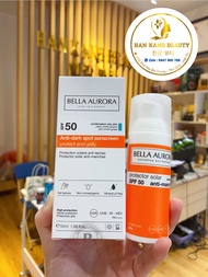 Kem Ch.ống Nắng Ngừa Nám Bella Aurora Anti-Dark Spot Sunscreen Protects And Unify SPF50 50ml (Oily S