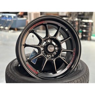 NEW 15X7 ET35 Advanti Tallo Rim (4 wheel) Matte Black 4X100