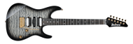 Ibanez AZ47P1QM-BIB AZ Premium Electric Guitar, Black Ice Burst