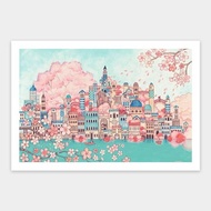 Pintoo Puzzle Noriko Nishimura - Blue City in Spring 600pcs H2456