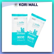 Dr.Bbn Bamboo Body Shower Wipes 10 Sheets | Waterless Body Wash Wet Wipes Large Shower Wipes Adult T