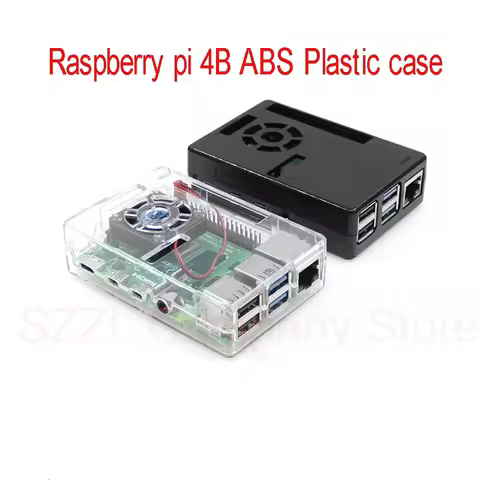 Raspberry pi 4 Generation Raspberry pi 4B ABS plastic case motherboard fixed heat dissipation protec